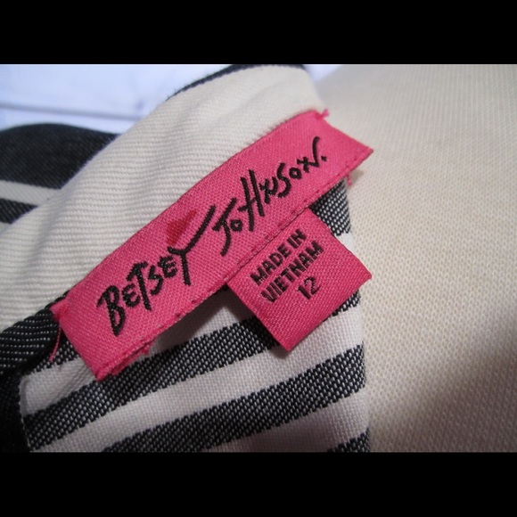 NWT Betsy Johnson Striped A Line Dress Sz 12 - Picture 6 of 8